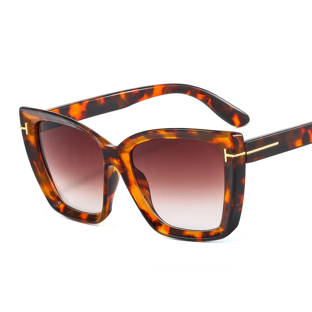 Modische Cat-Eye Sonnenbrille für Damen – UV400 Schutz, Farbverlauf, für den Sommer 4