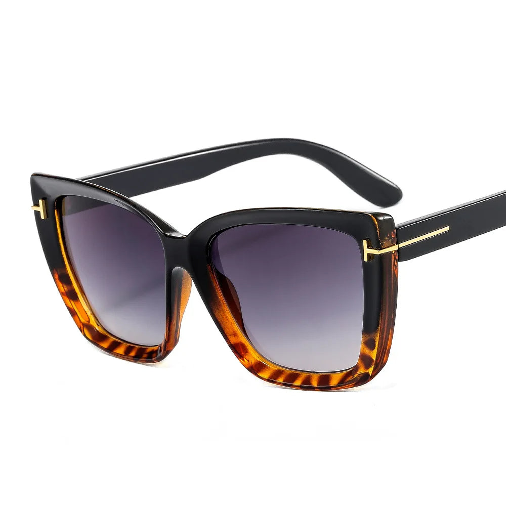 Modische Cat-Eye Sonnenbrille für Damen – UV400 Schutz, Farbverlauf, für den Sommer 6