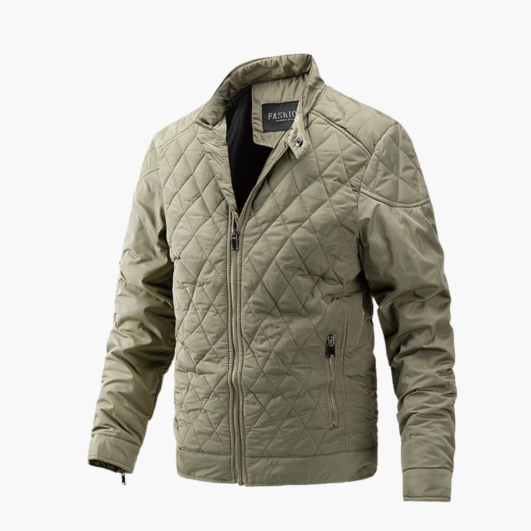 Light Men's Quilted Jacket - Diamond, Insulated