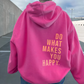 Relaxed Oversized Women's Hoodie - Dropped Shoulder Cotton