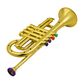Toy Trumpet For Kids, Realistic Sound, Safe ABS Construction, Back To School 2025 Gift