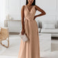 Variant image for Elegant V-Neck Women's Dress, Flattering Knee-Length Cocktail Dress for Formal and Casual Occasions, Breathable Fabric-24