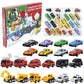 Calendar Advent Car Toys Box Kids 24 Day Christmas Gift