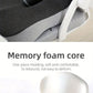 Comfort-Grip Lumbar Support for Office Chair and Car, Stress Relief – Memory Foam Seat Cushion
