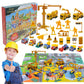 Calendar Advent Car Toys Box Kids 24 Day Christmas Gift