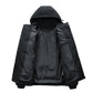 Men's Insulating Puffer Coat - Boxy Cut, Quilted, For Winter