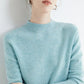 Plush Timeless Women’s Pullover - Mock Neck, Wool, Work