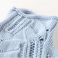 Plush Women’s Cashmere Sweater - Cable Knit, Cashmere, Casual