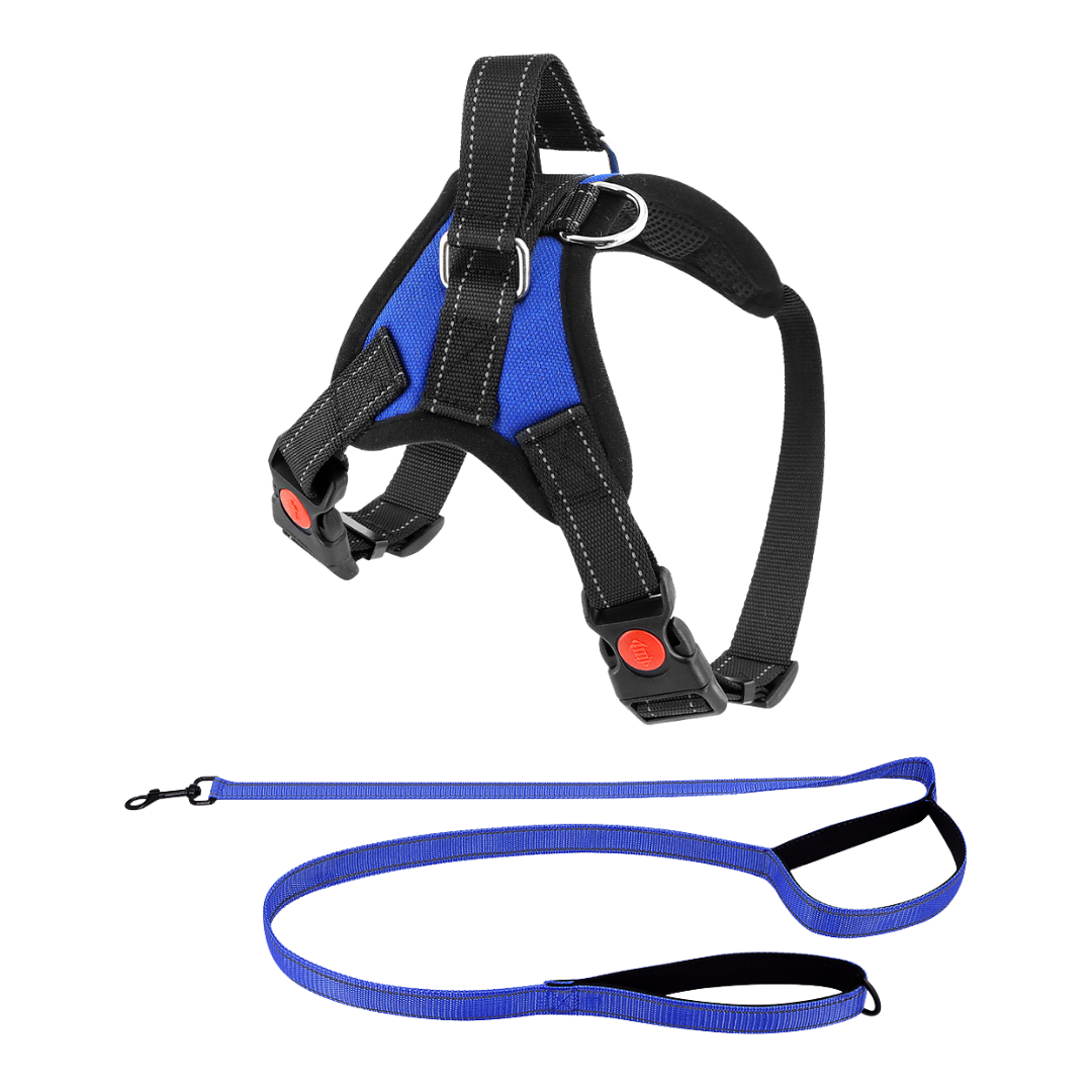 Dog Harness No-Choke Flexible Safety Harness Fall 2025 Trend Breathable Padding For Gentle Control