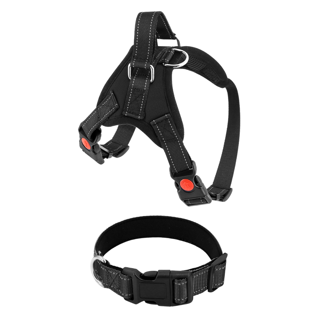 Dog Harness No-Choke Flexible Safety Harness Fall 2025 Trend Breathable Padding For Gentle Control