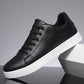 Stylish Men's Leather Sneakers in Brown and Black for Everyday Comfort and Durability-3