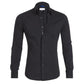 Wrinkle-Free Men's Blouse with Hidden Zipper, Breathable and Durable Fabric, Tailored Fit, Available in Multiple Colors-1