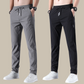 Men's Khaki Chino Pants - Lightweight Versatile Fit for Business and Casual Wear, Regular Fit, Multiple Sizes Available-3