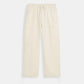 Beige Parachute Pants for Men with Adjustable Waist and Multiple Pockets, Lightweight Relaxed Fit-2