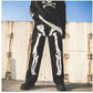 Y2K Skeleton Pants Unisex Cotton-Polyester Blend with Striking Skeleton Designs and Multiple Pockets-4
