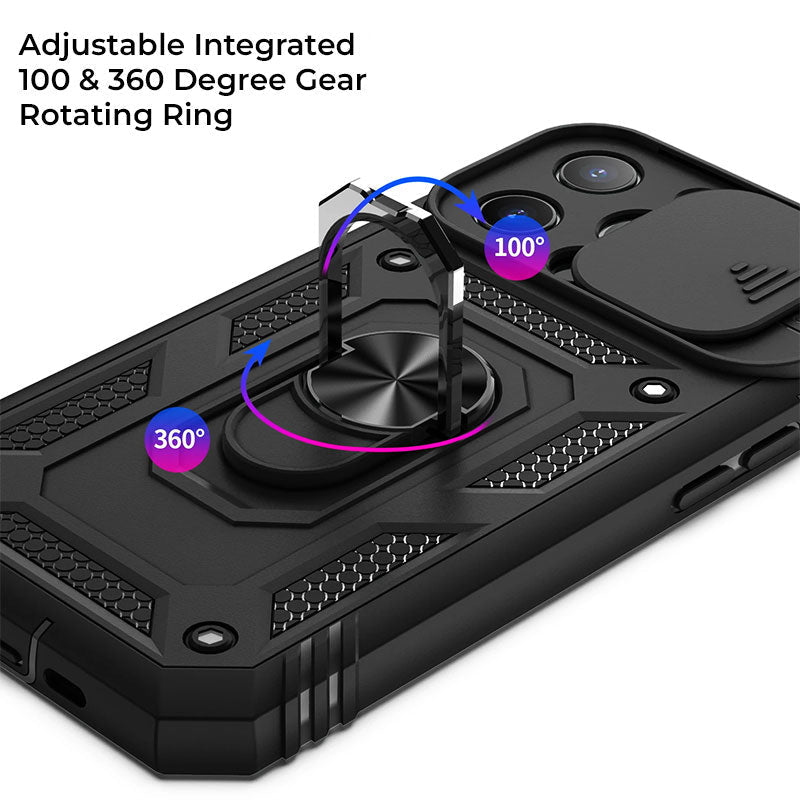 Magnetic2025 Edition Phone Case Rugged Ring Kickstand Fall