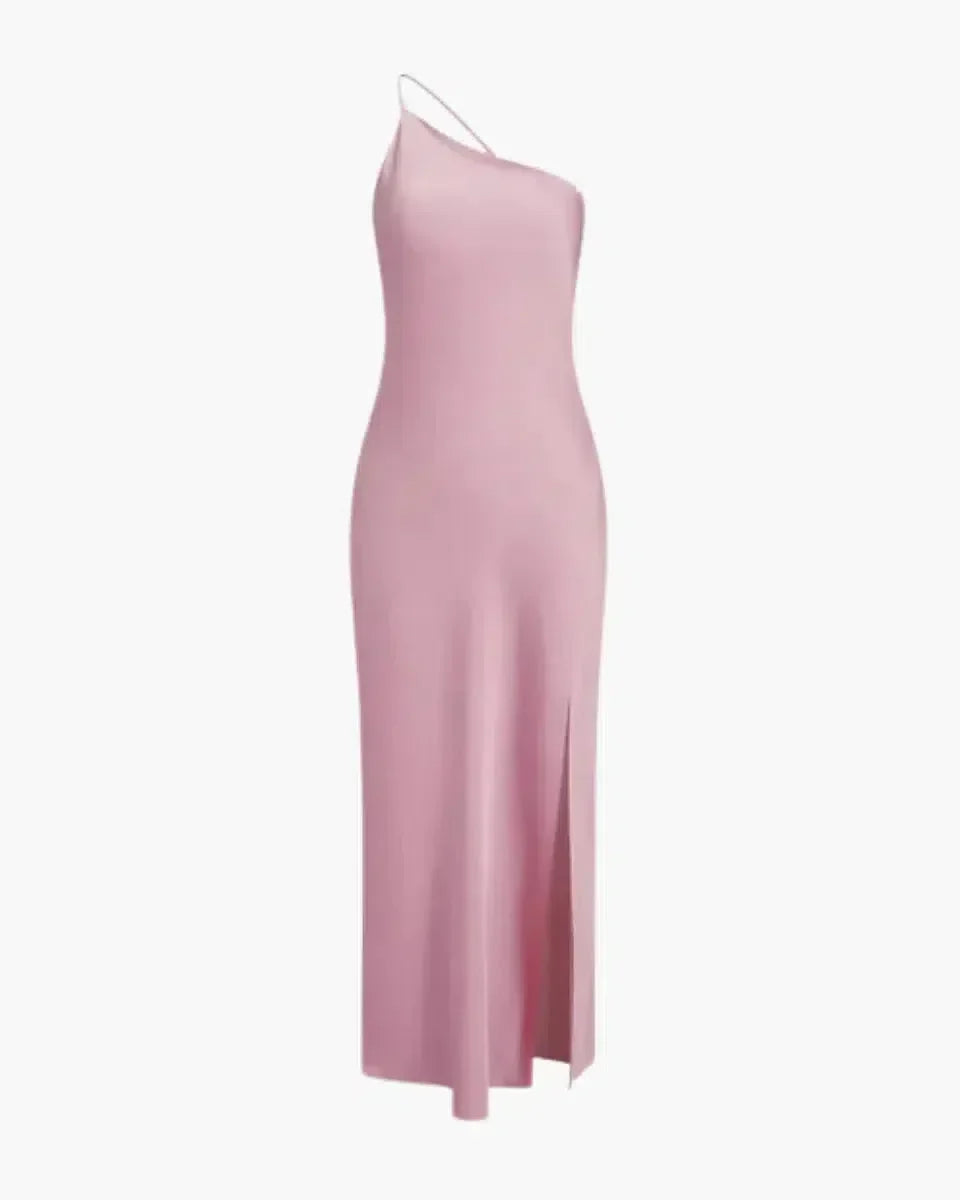Variant image for Layered Maxi Dress for Women with Crisscross Straps and Flowing Skirt in Vibrant Yellow for Summer Events-21