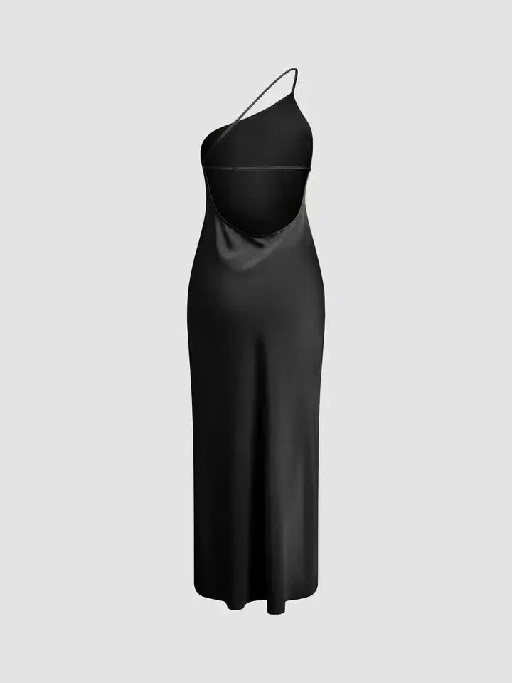 Layered Maxi Dress for Women with Crisscross Straps and Flowing Skirt in Vibrant Yellow for Summer Events-5