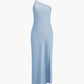 Variant image for Layered Maxi Dress for Women with Crisscross Straps and Flowing Skirt in Vibrant Yellow for Summer Events-17