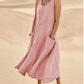 Variant image for Womens Summer Dress with Pockets, Casual Knee-Length Cotton Dress for Everyday Comfort and Style-11