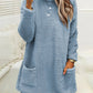 Plush Cozy Women’s Tunic Pullover - Oversized Sherpa, Winter