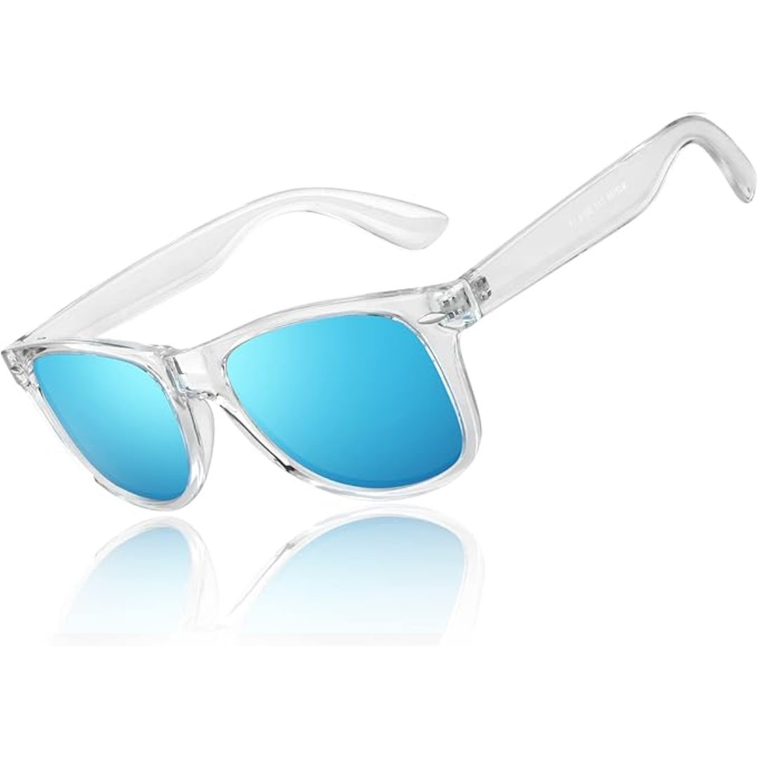 Polarisierte Unisex-Sonnenbrille im Retro-Stil – 80er Jahre Design, leicht, für Sommeraktivitäten 2
