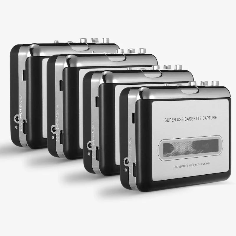 Cassette To USB Converter Travel-Friendly Tape Digitizer MP3