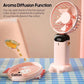 Hand-Held Mini Fan 3000mAh Travel-Friendly USB Battery-Powered Desk Fan 5 Speed Neck Hanging Outdoor Display Screen
