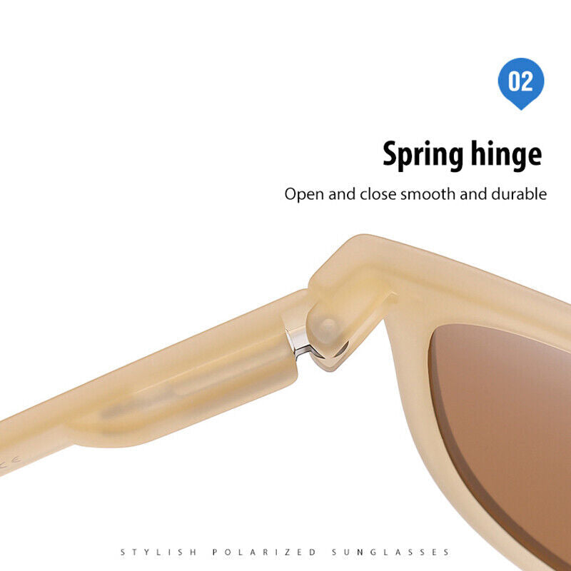 Praktische und stilvolle faltbare Sonnenbrille für Damen – ovales Design, UV400-Schutz, ideal für den Sommer 6
