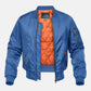 Water-Resistant Mens Bomber Jacket - Pilot Style, Nylon, Winter