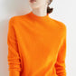 Plush Timeless Women’s Pullover - Mock Neck, Wool, Work