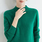Plush Timeless Women’s Pullover - Mock Neck, Wool, Work