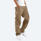 Variant image for Men's Cargo Pants with Practical Pockets, Comfortable Fit, Available in Black and Khaki-25