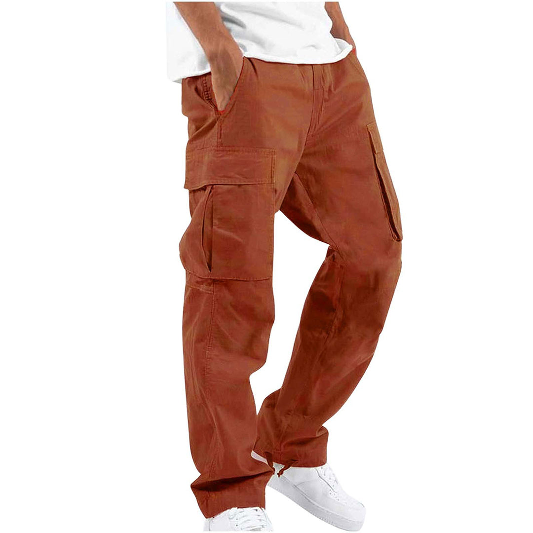 Variant image for Men's Cargo Pants with Practical Pockets, Comfortable Fit, Available in Black and Khaki-33