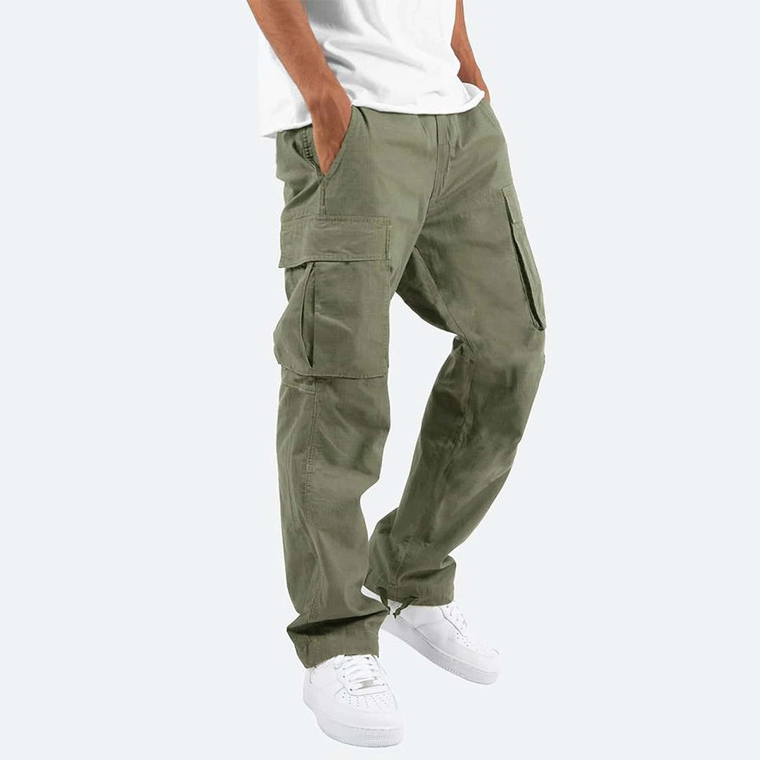 Variant image for Men's Cargo Pants with Practical Pockets, Comfortable Fit, Available in Black and Khaki-17
