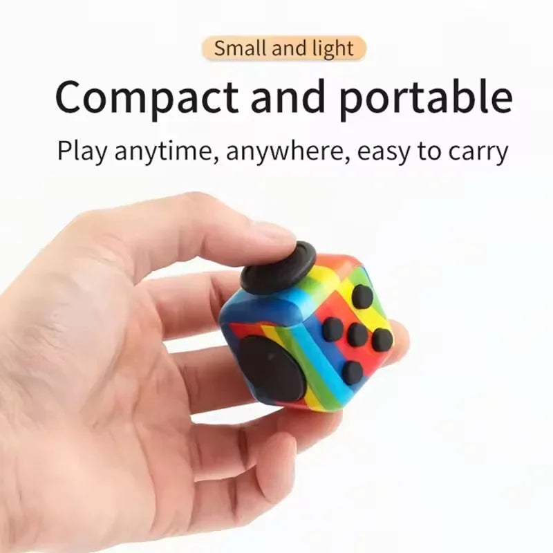 Cube Fidget Antistress Spinner Toy Sensory Stress Relief