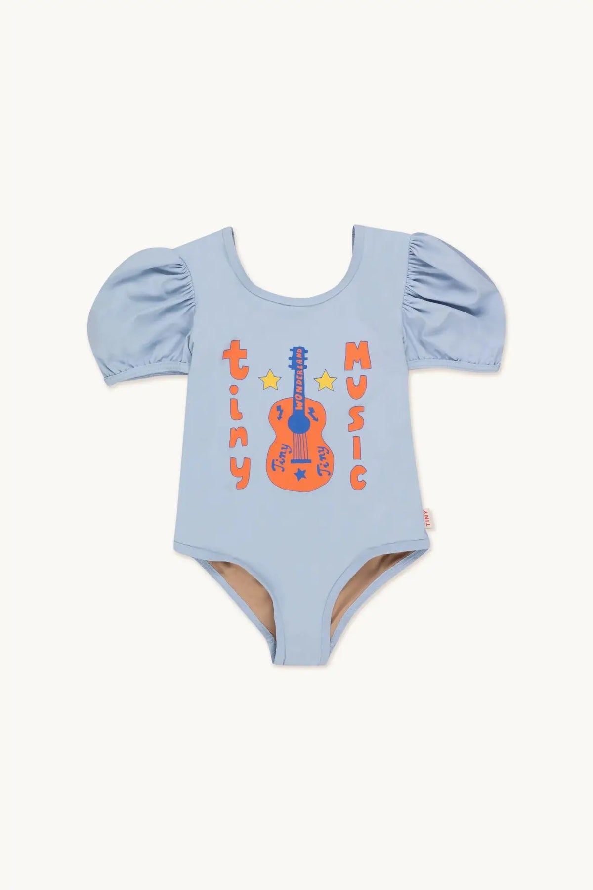 Light unisex one-piece swimsuit - casual cut, nylon, beach & pool wear for kids