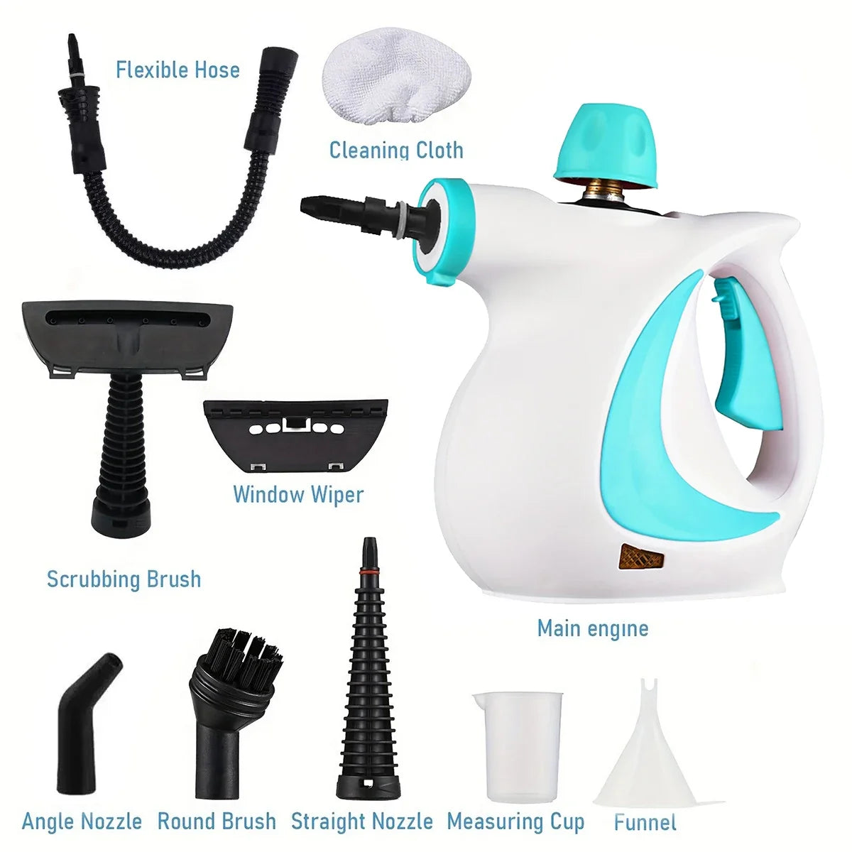 Hand-Held Steam Cleaner Multifunction Cleaning Kit For Kitchen Bathroom Car Grease Removal Fall 2026 Household Gadget
