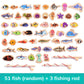 Montessori Interactive Wooden Fishing Game - Magnetic Marine Life Learning Toy for Kids, Parent-Child Engagement, Eco-Friendly Design