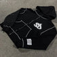 Relaxed Oversized Men Hoodie - Boxy Patchwork, Cotton Street