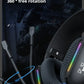 Cordless Gaming Headset Tri Mode Bluetooth Wired Immersive