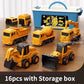 Magnetic Building Blocks Kit - Transforming Robot Car Toy for Toddlers, STEM Learning Toy, Fall 2025 Gift Idea