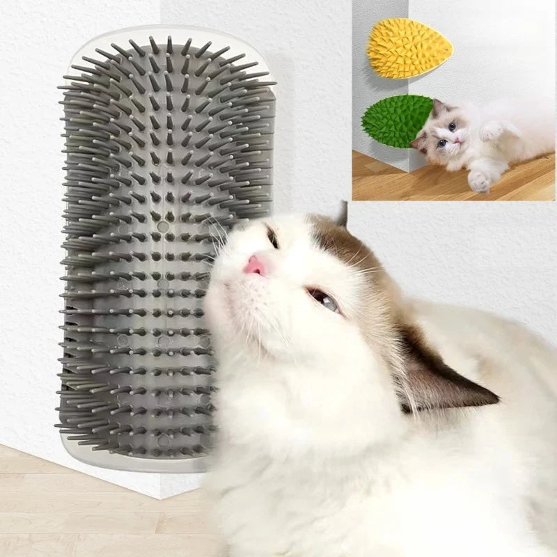 Grooming Cat Scratcher Brush & Massager for Dogs and Cats - Pet Hair Remover, 8 Colors