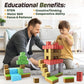 Magnetic Building Blocks Kit for Kids - STEM Montessori Sensory Cubes for Toddlers, Educational Gift for Boys and Girls