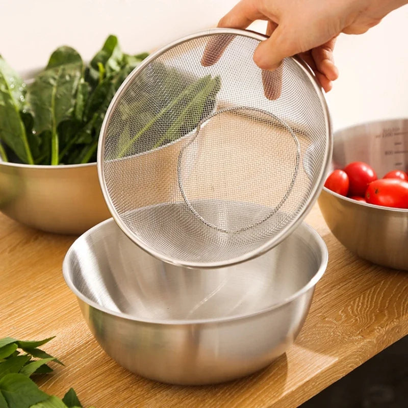 Stainless Steel Drain Basket Colander and Strainer, Spring Cleaning 2026 Eco Friendly Kitchen Device