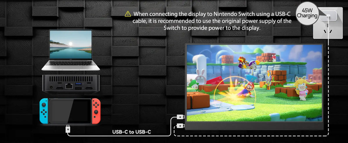 OLED 13.3 Inch Travel-Friendly Monitor 1ms HDR 100 Percent DCI P3