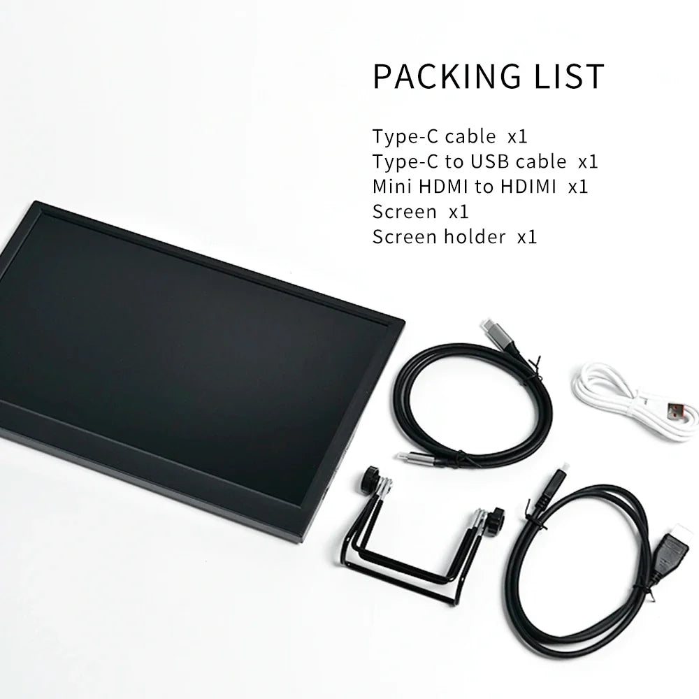 Travel-Friendly 11.6 Inch HDMI Monitor 1366x768 Gaming Display