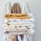 Baby Swaddle Blanket 100 Percent Cotton Muslin Newborn Floral Print Quilt Swaddle Fall 2025 Breathable Plush Gift
