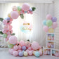Arch Balloon Gold Metal Circular Backdrop Stand Wedding Birthday Baby Shower Fall 2025 Sturdy Reusable Display