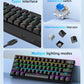 60 Percent Mechanical Mini Keyboard Wired RGB Travel-Friendly